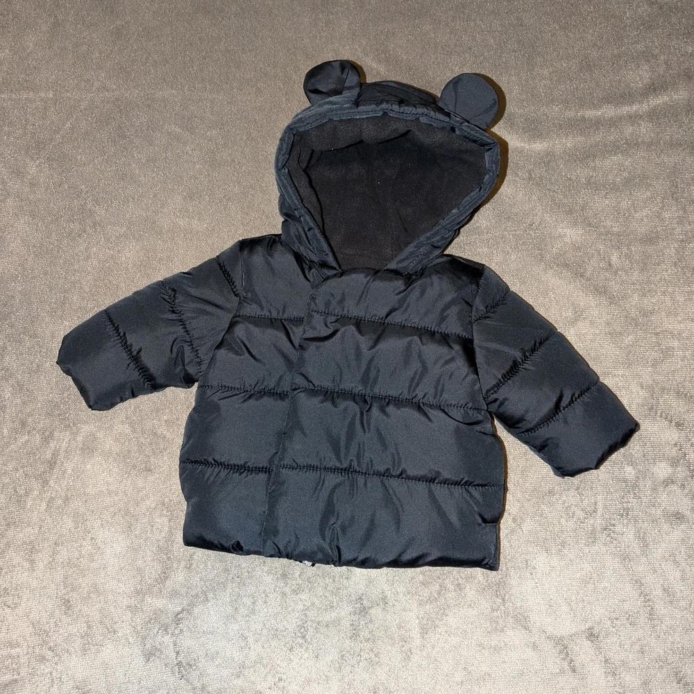 Old Navy Blue Puffer Jacket | Water-Resistant & Cozy - Picture 1 of 5